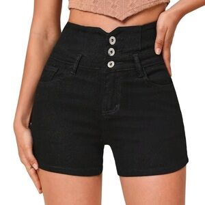 High Waist Denim Shorts